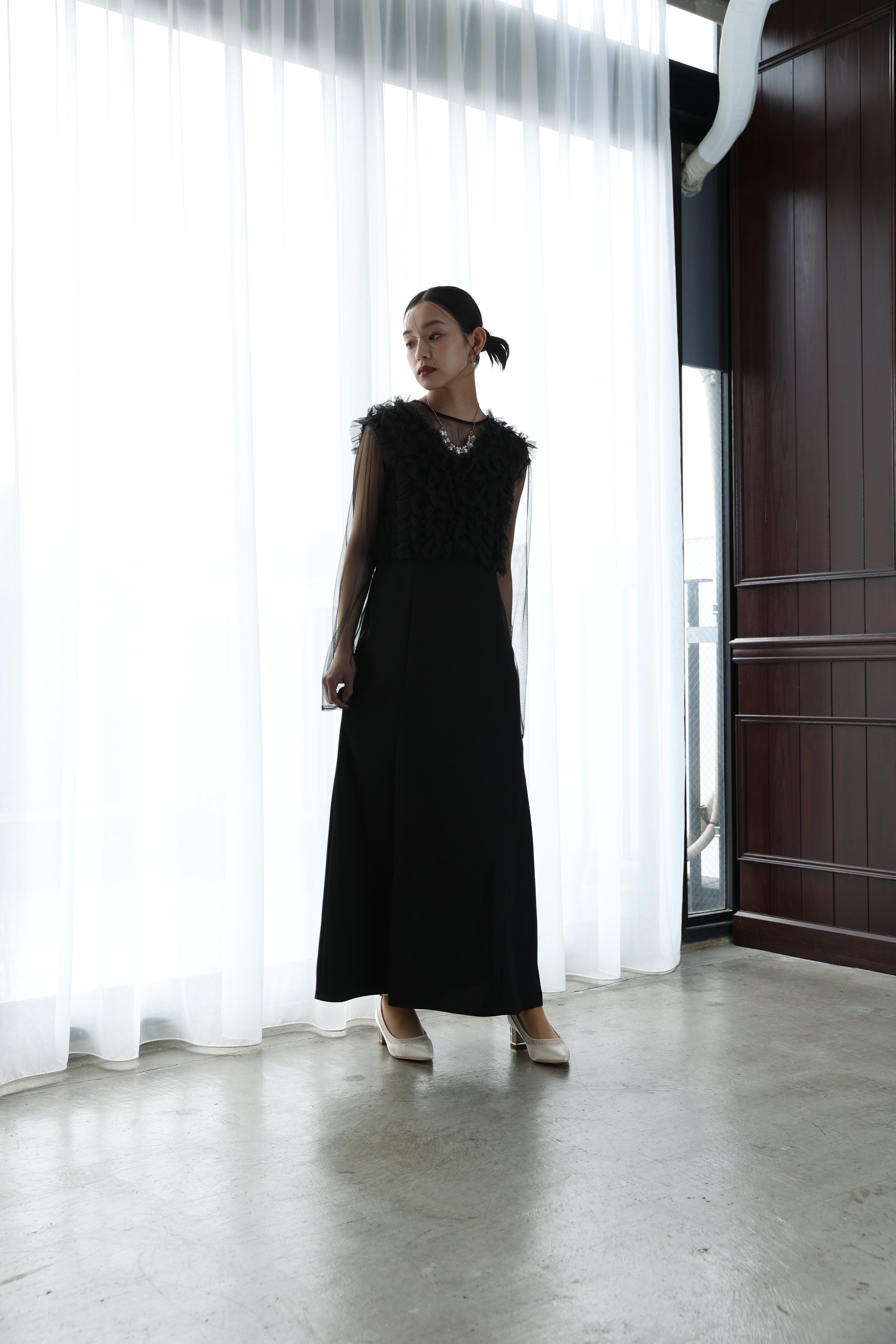 Many way frill dress (913-1) – ALTIERA