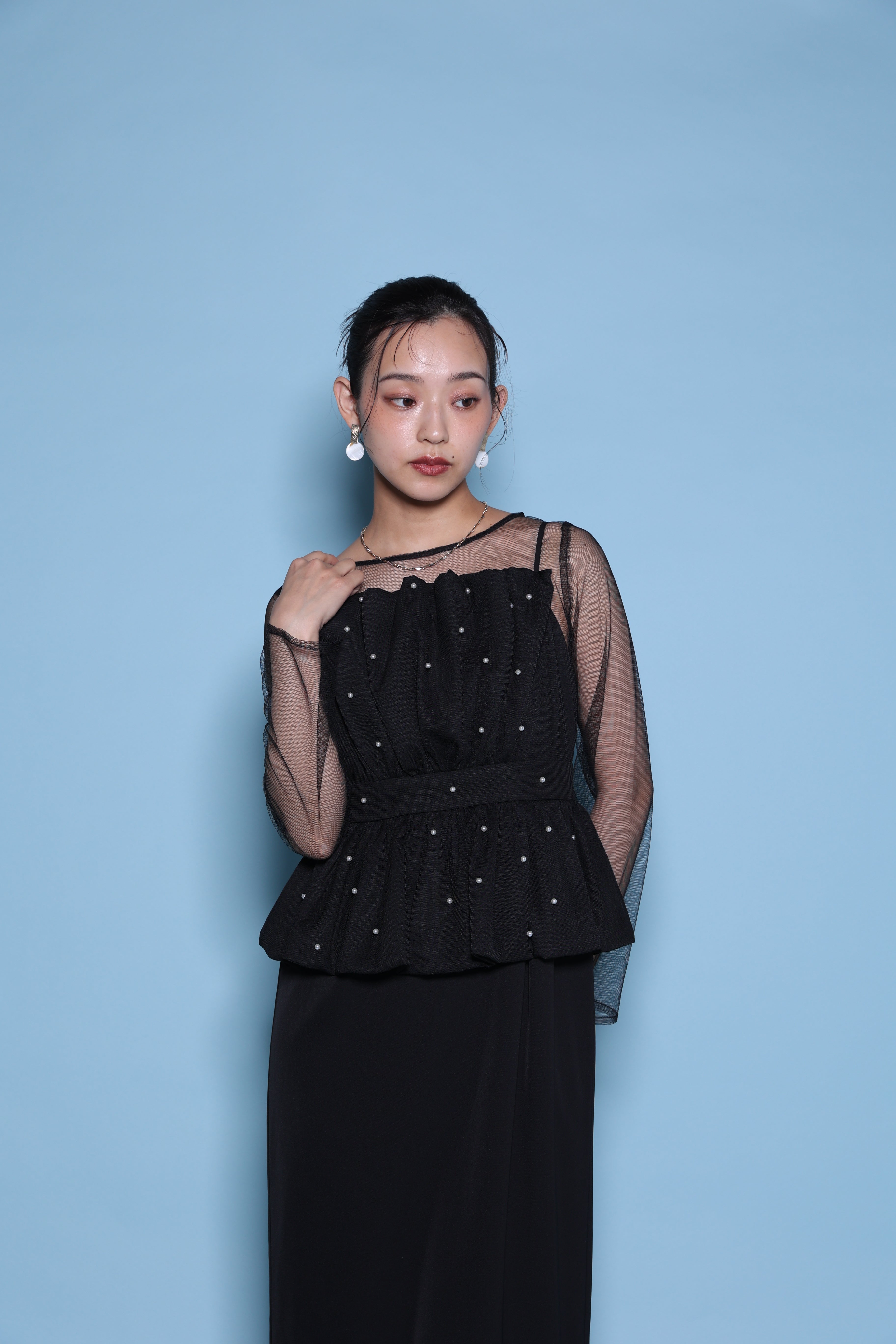 pearl bustier I line dress 6/12(fri)AM 10:00~販売スタート(82963-1