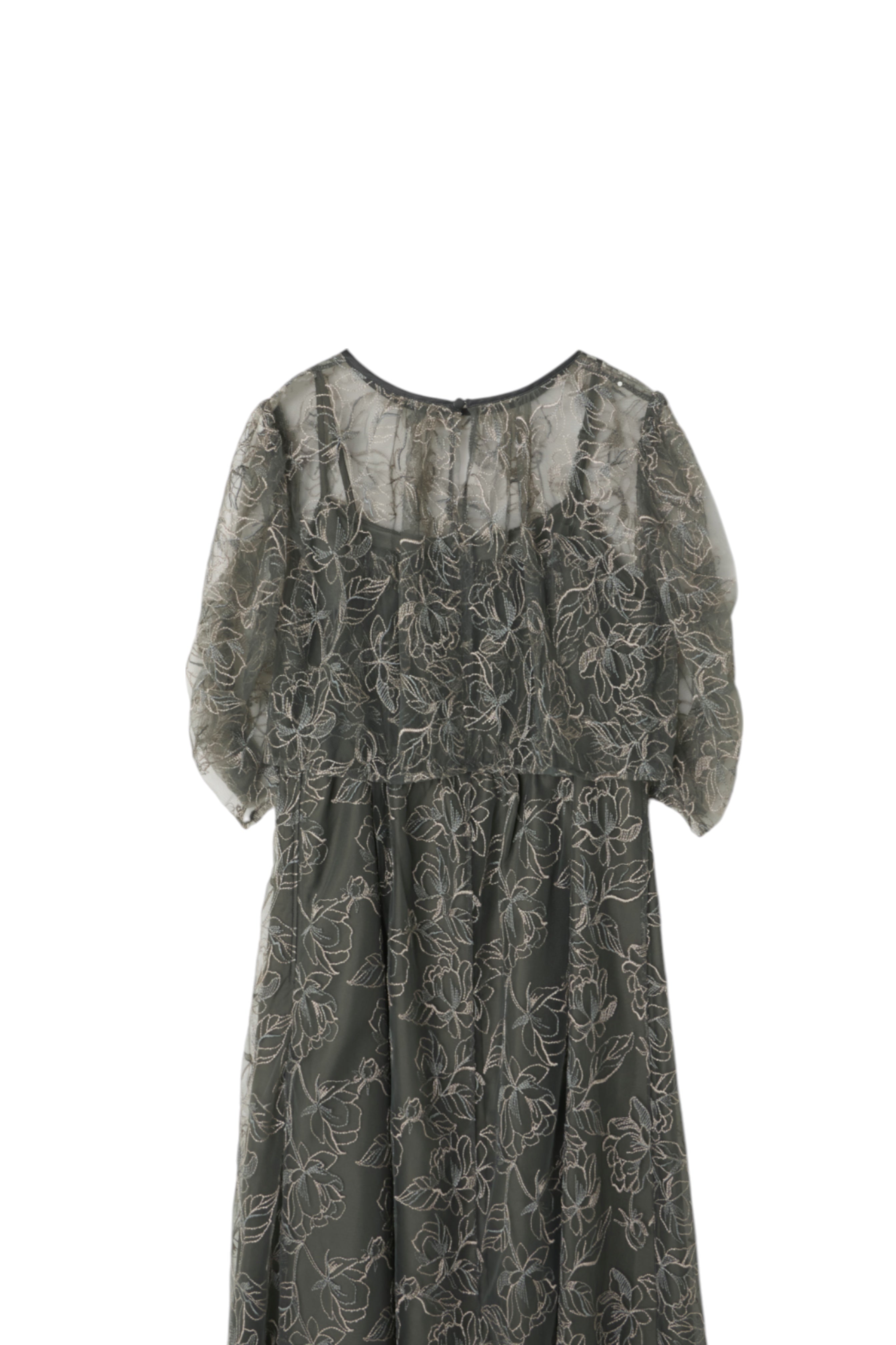 flower lace 2piece dress(0402-149) – ALTIERA