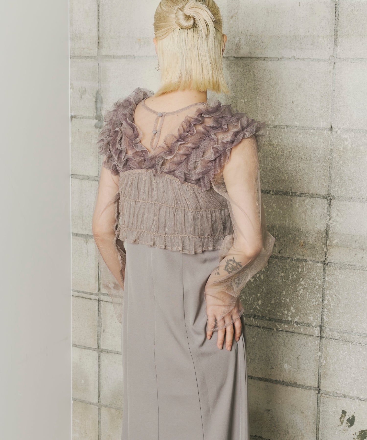 Many way frill dress (913-1) – ALTIERA