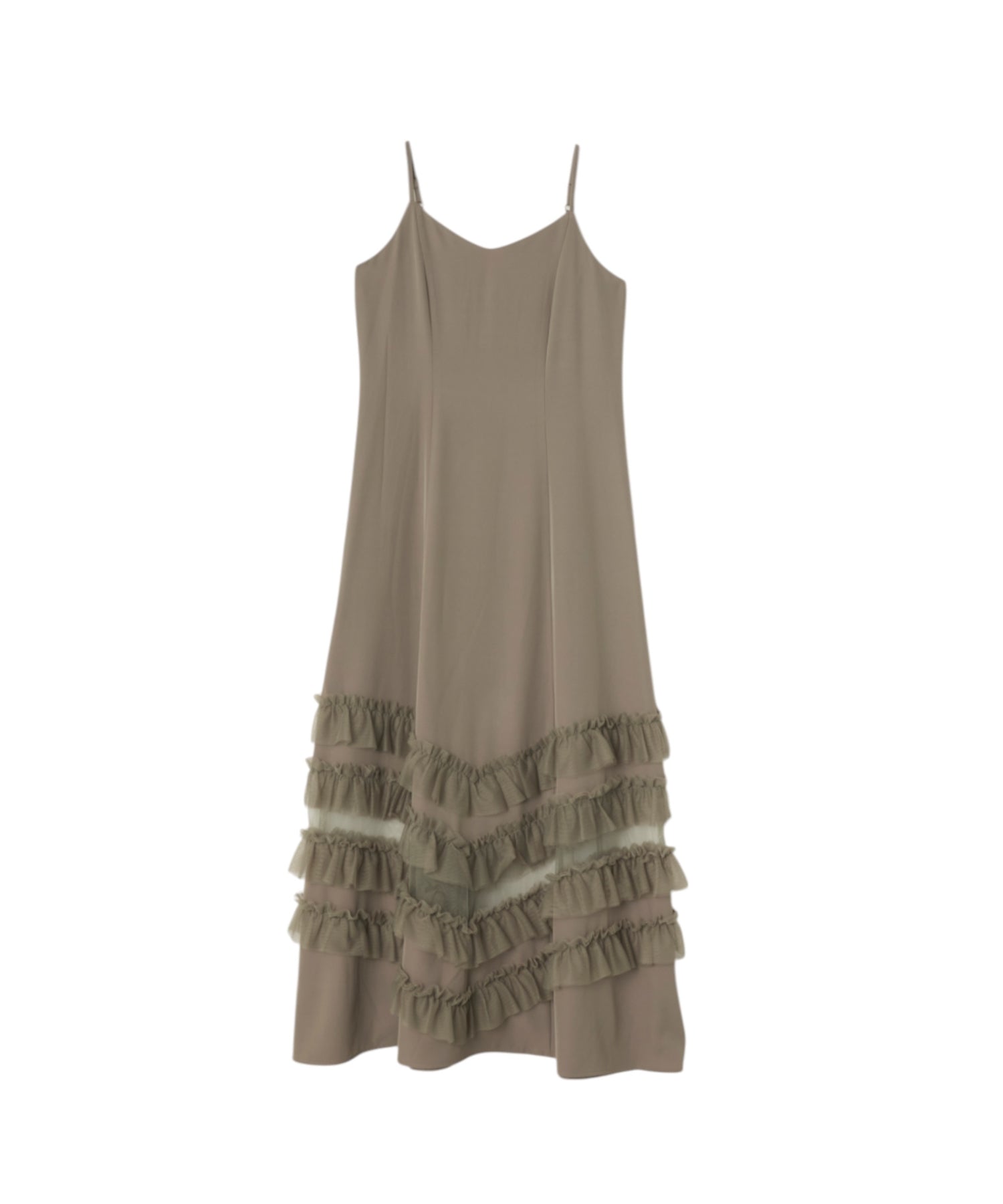 Transparent hem setup dress – ALTIERA