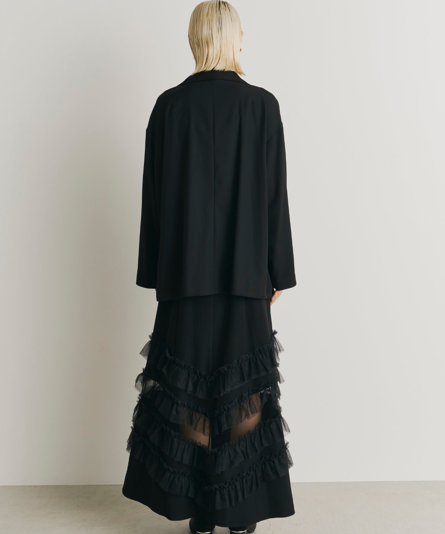 【にゃんこちゃん】Transparent hem setup dress Transparent hem setup dress – ALTIERA