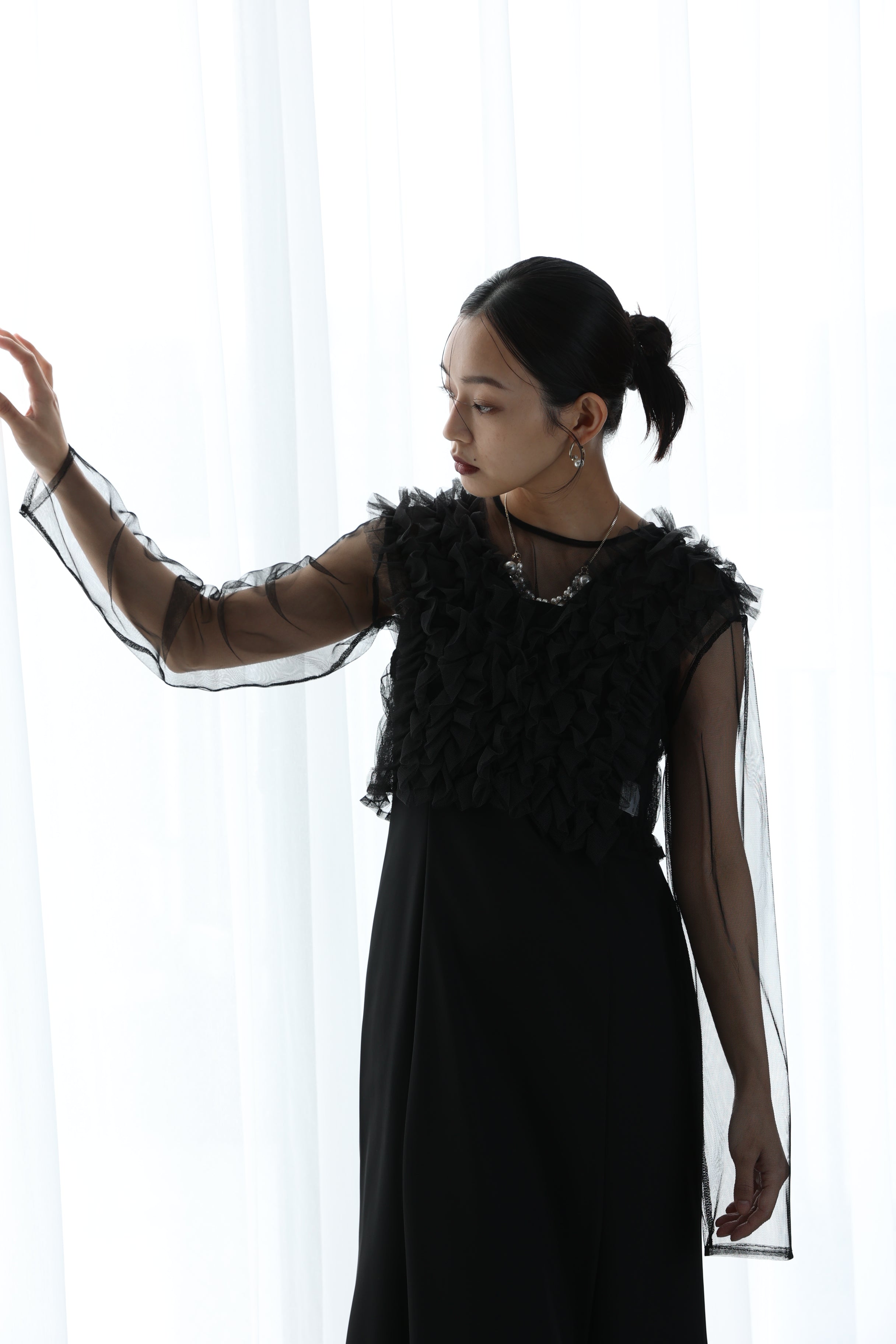 Many way frill dress (913-1) – ALTIERA