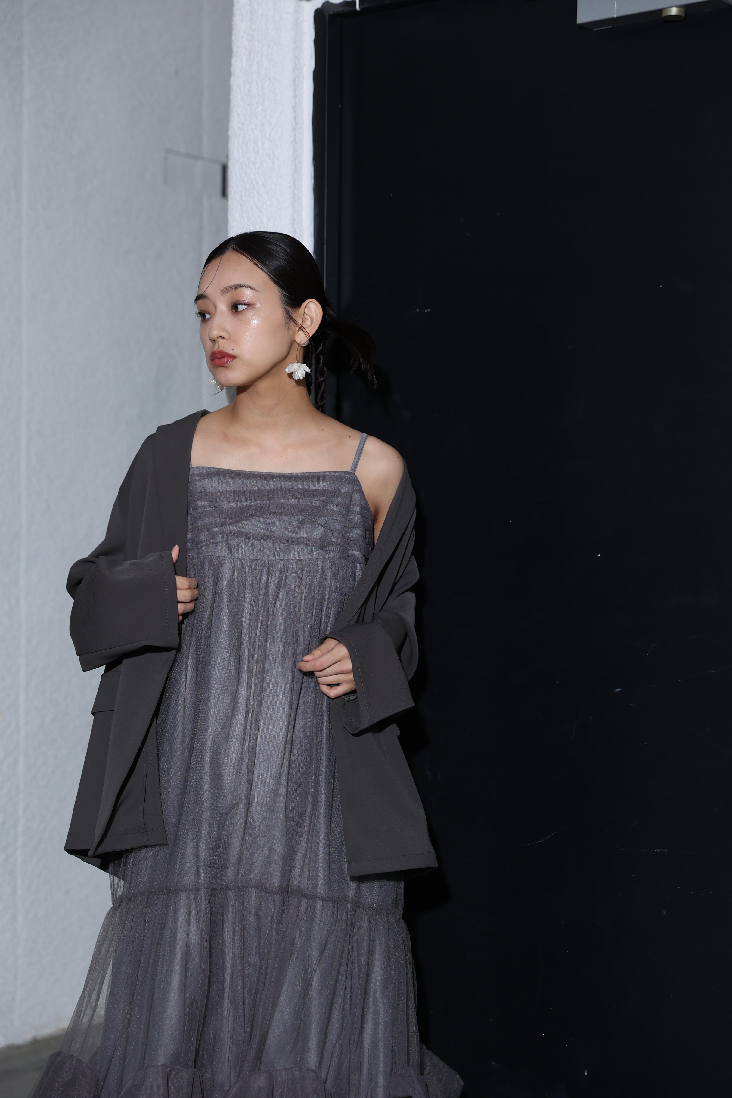 volume tulle jacket set dress (2383‐50283) – ALTIERA
