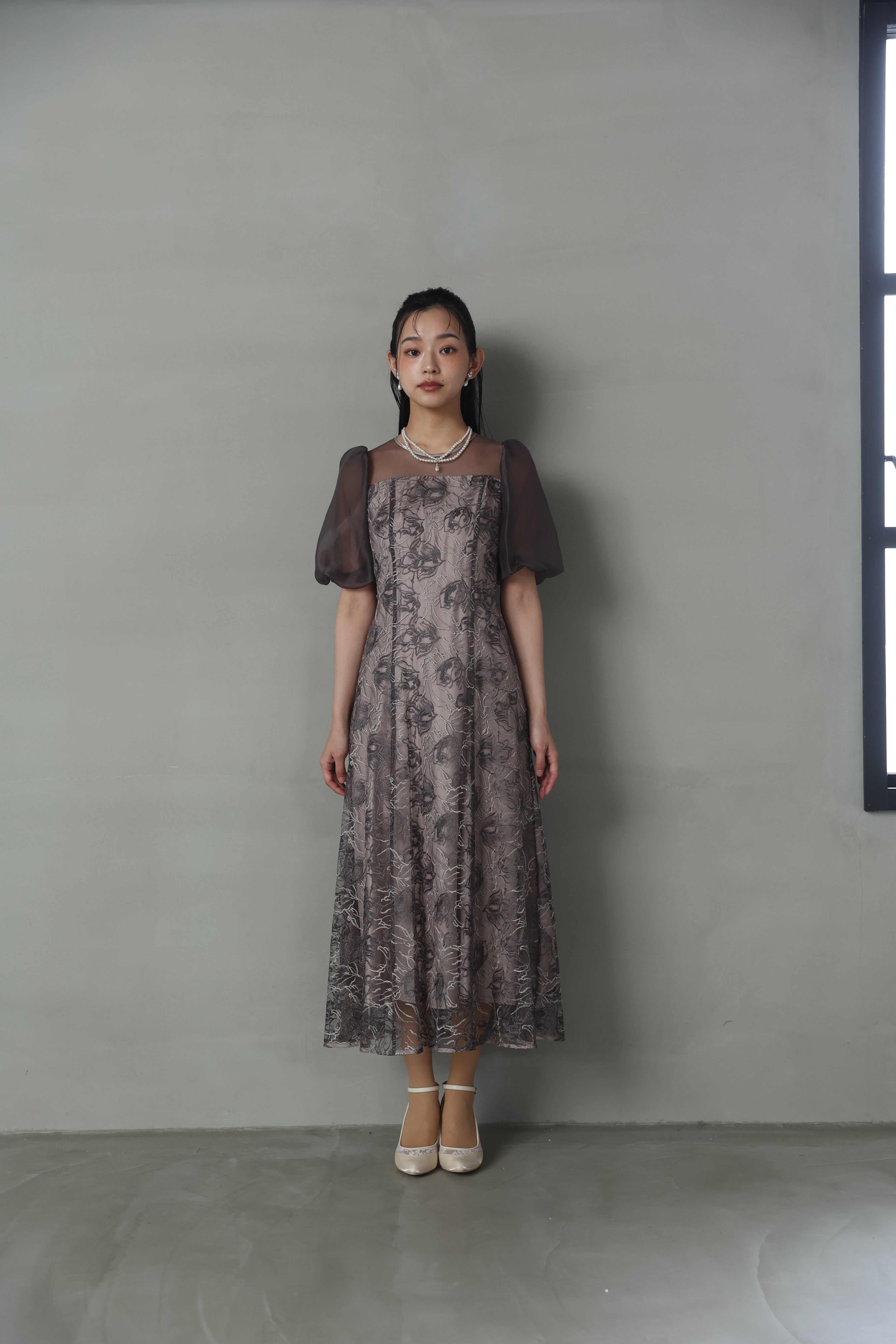 nuance flower lace dress (25669‐1)7/10(fri)AM10:00～販売スタート
