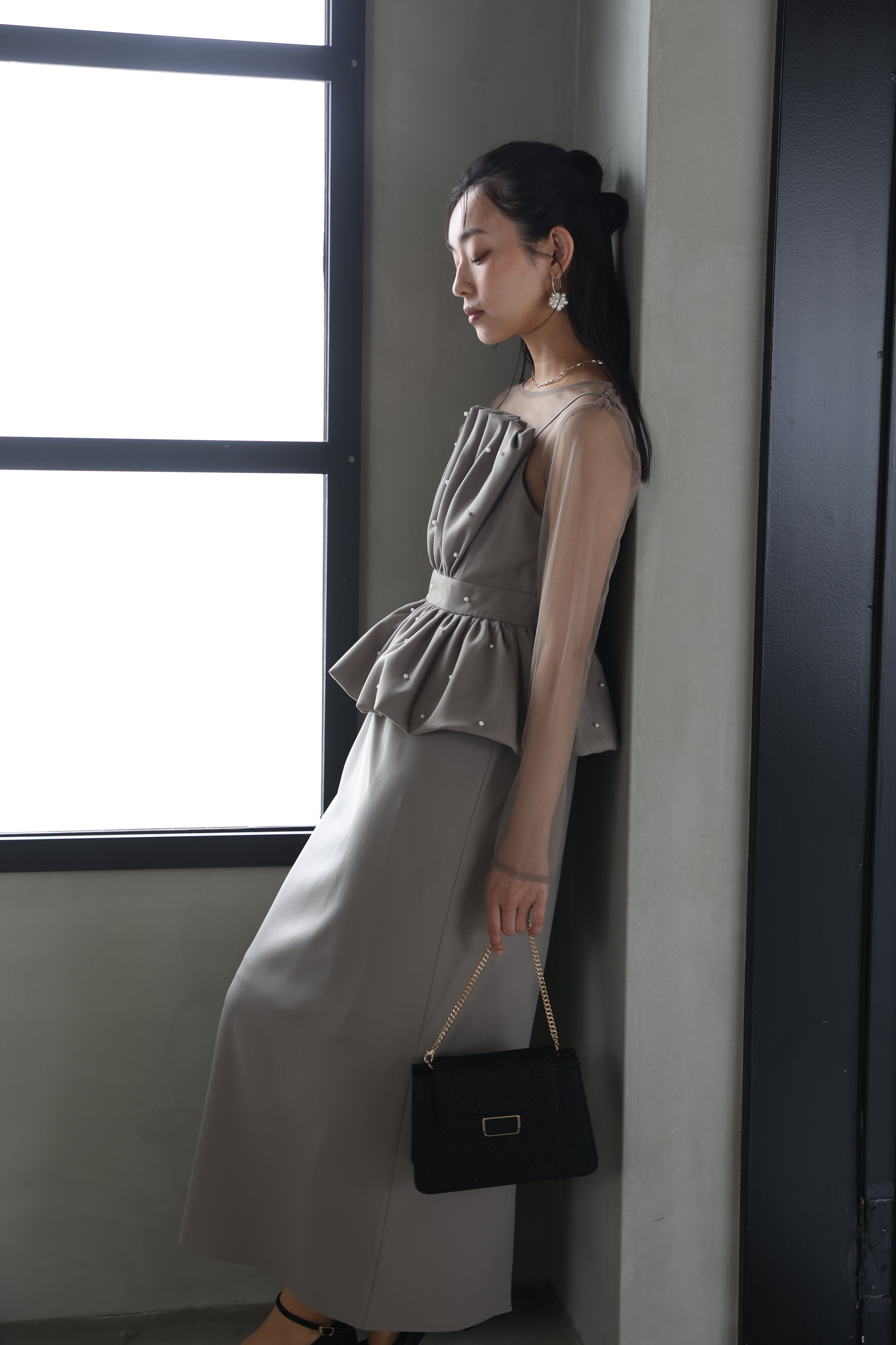 pearl bustier I line dress 6/12(fri)AM 10:00~販売スタート(82963-1