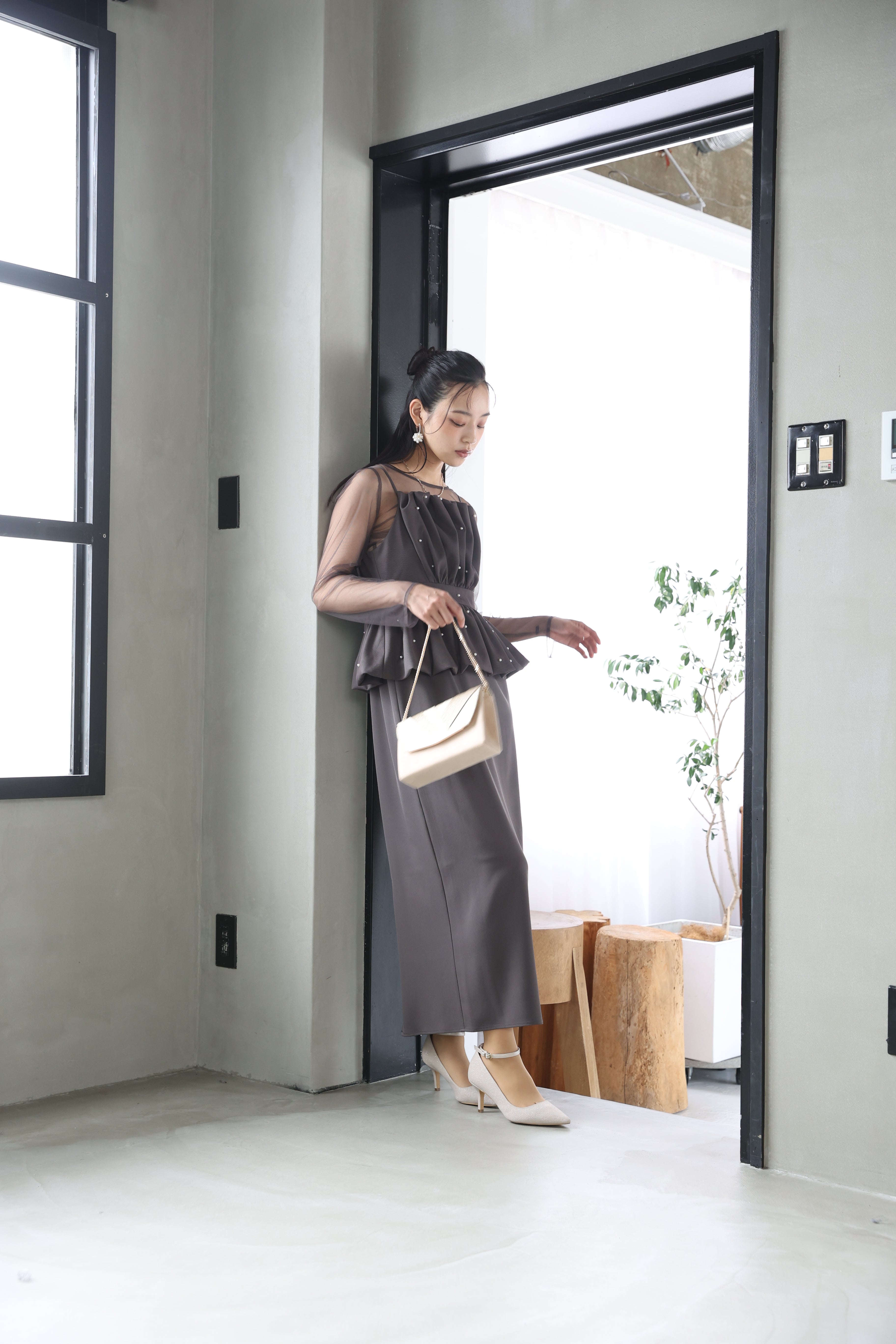 pearl bustier I line dress 6/12(fri)AM 10:00~販売スタート(82963-1