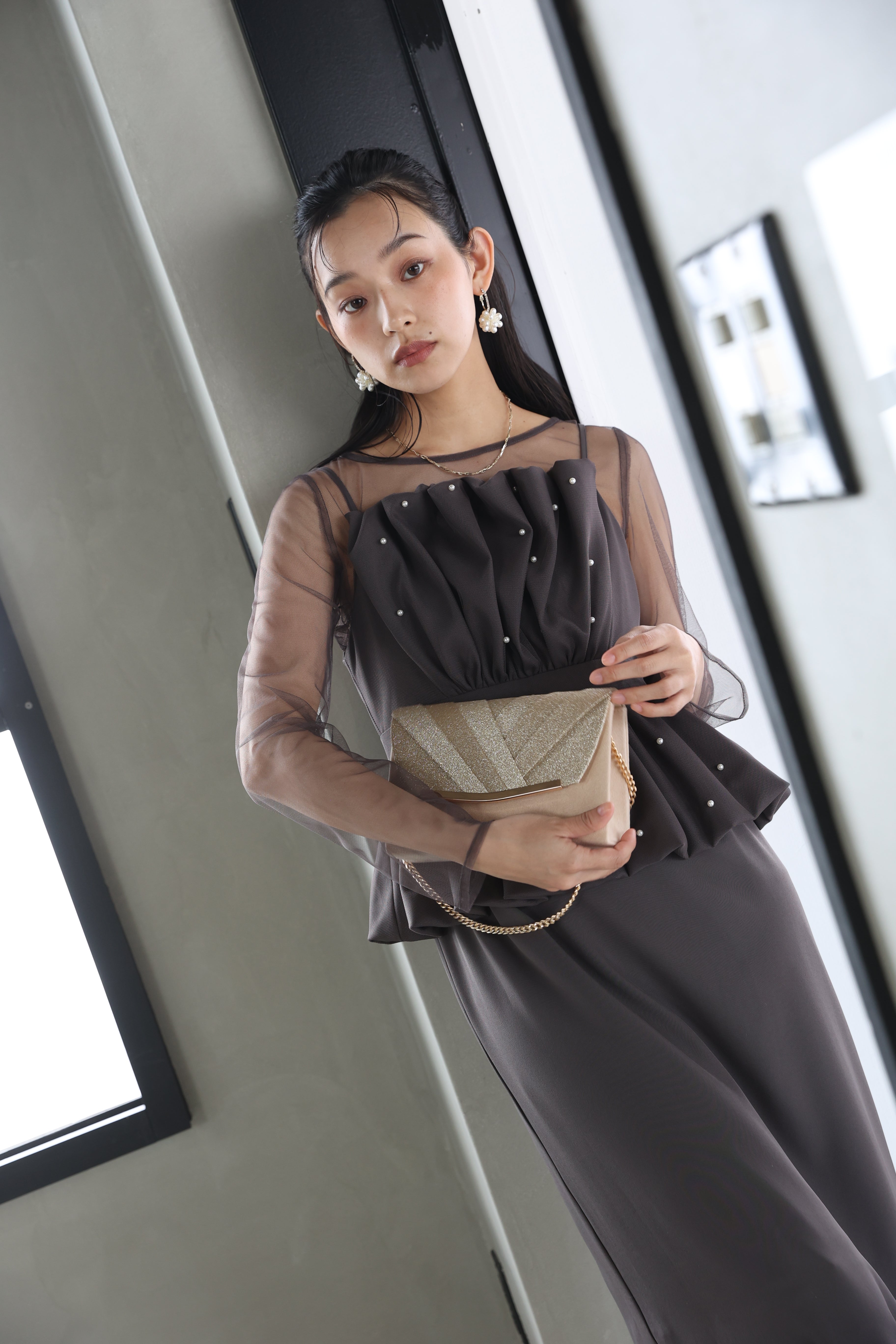 pearl bustier I line dress 6/12(fri)AM 10:00~販売スタート(82963-1