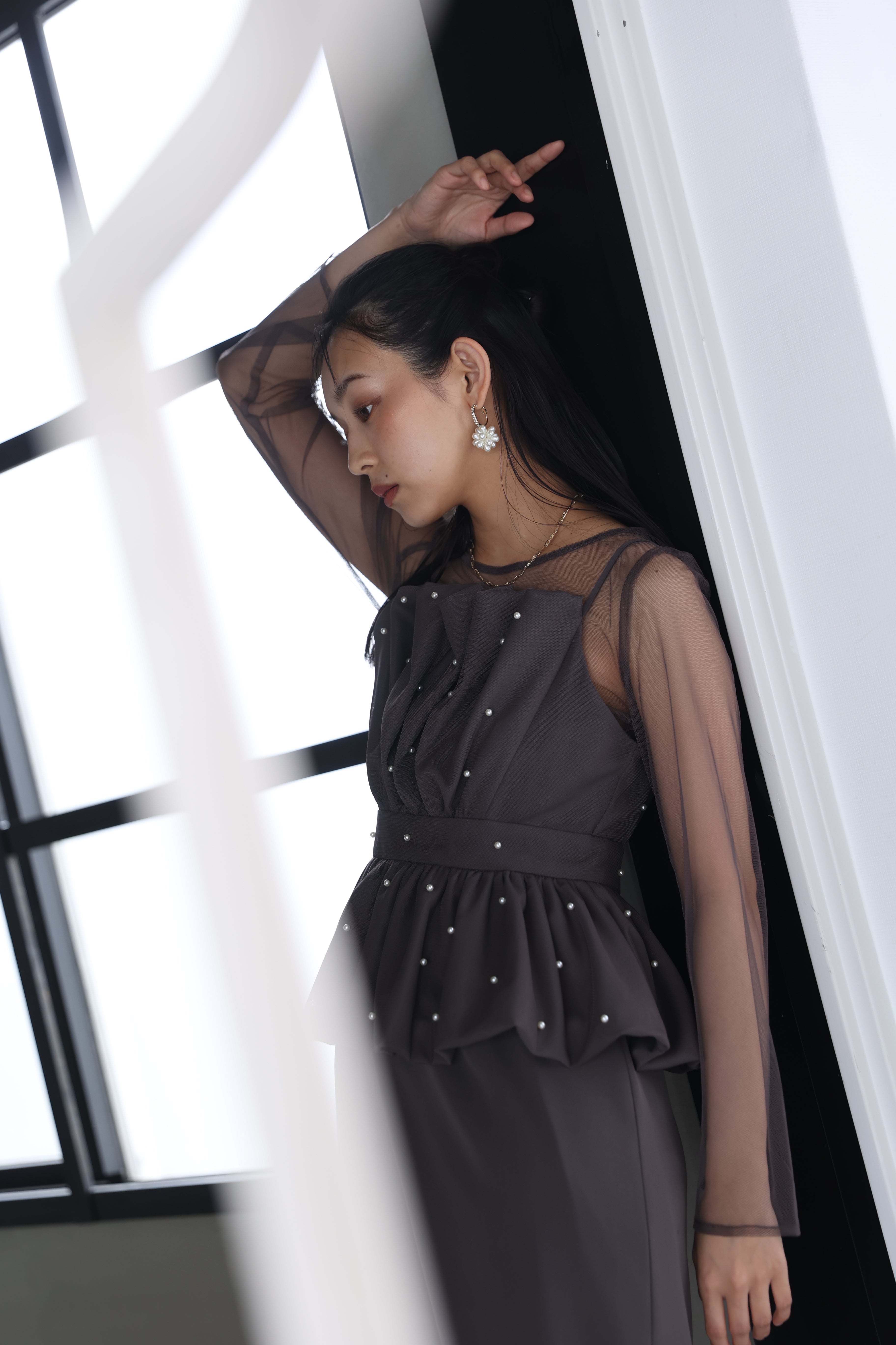 pearl bustier I line dress 6/12(fri)AM 10:00~販売スタート(82963-1