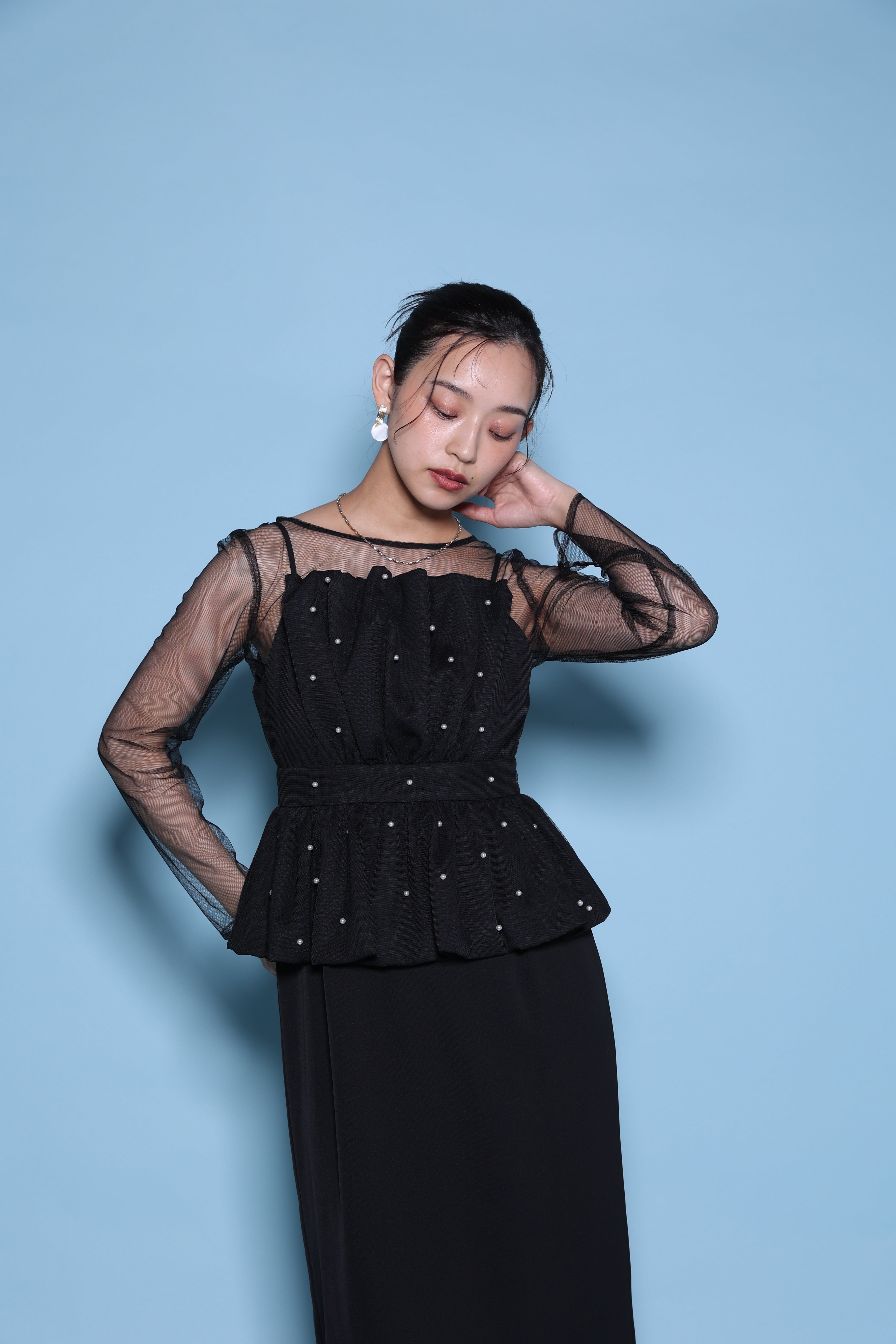 pearl bustier I line dress 6/12(fri)AM 10:00~販売スタート(82963-1