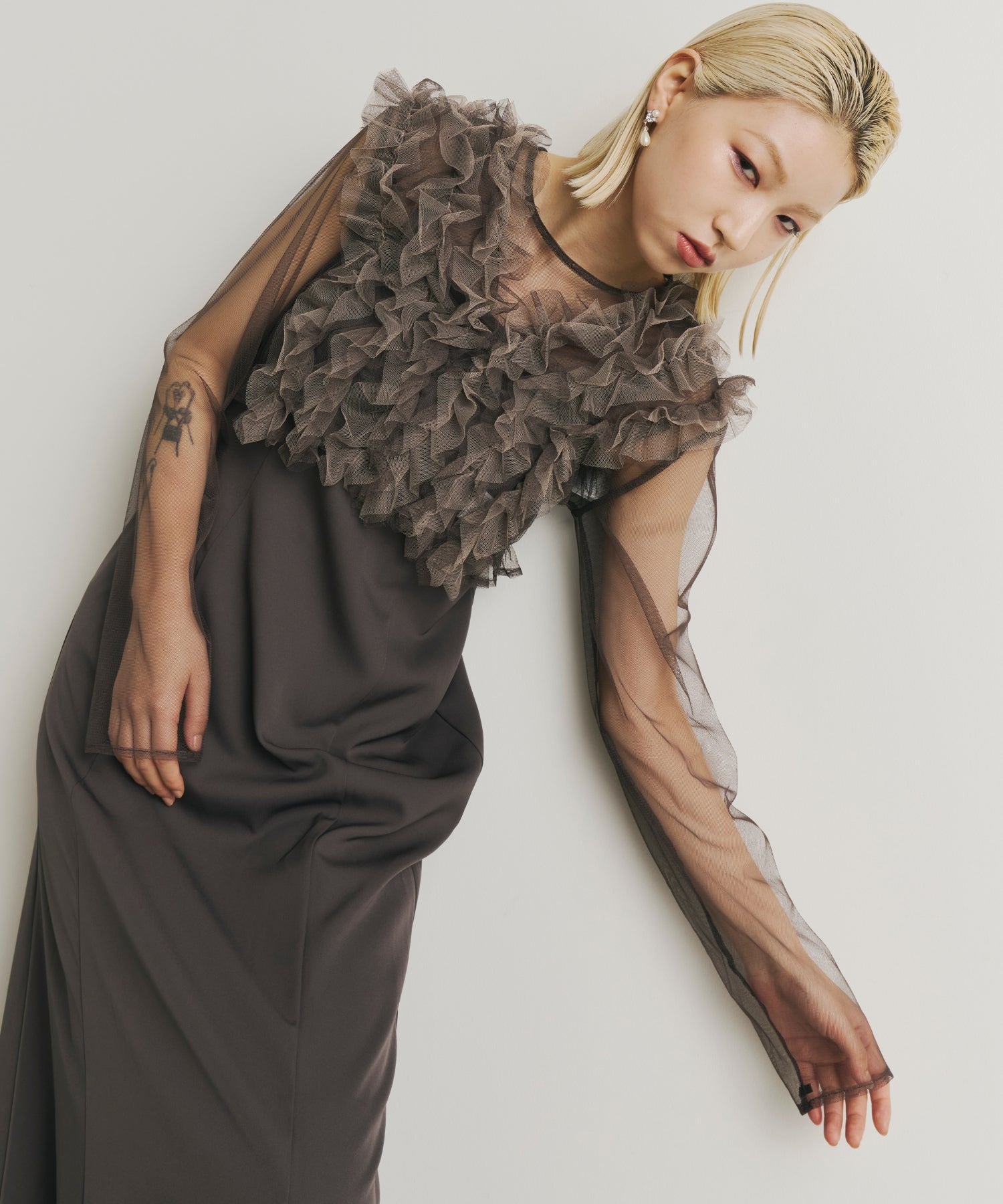 Many way frill dress – ALTIERA