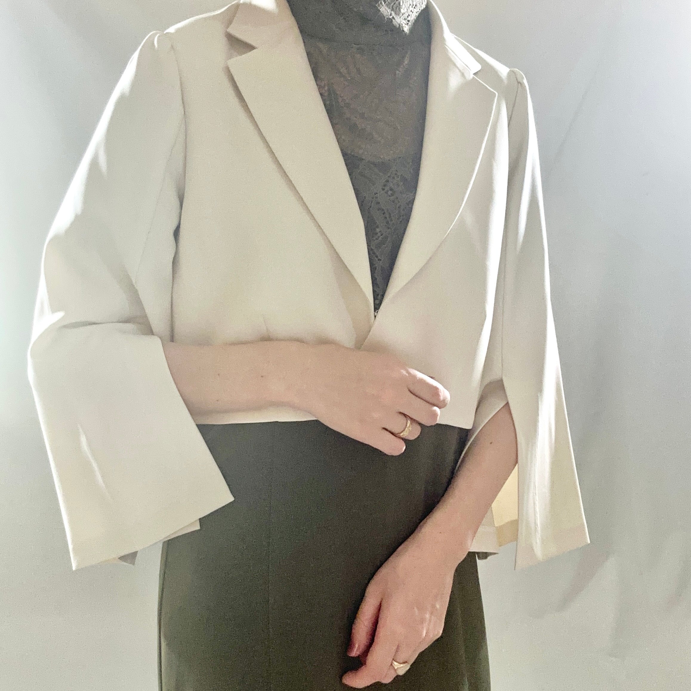 slit sleeve Jacket (0400-332T) – ALTIERA